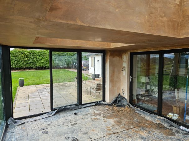 build new ceiling and plasterboard and finish with plaster. #plasterer #plastering #fis finishes #bridgenorth